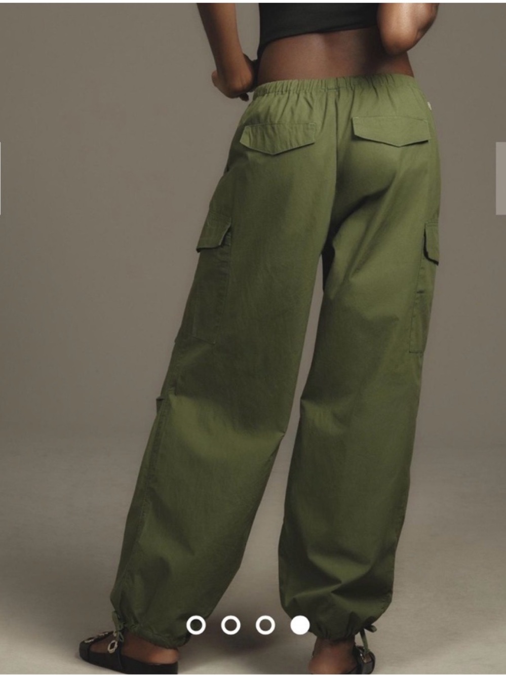 Anthropologie Pilcro Pull On Parachute Pants with Cargo Pockets Womens Small - Picture 2 of 7